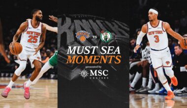 Knicks Win Against Boston Celtics At Madison Square Garden To Move To 2-0 | October 24, 2025