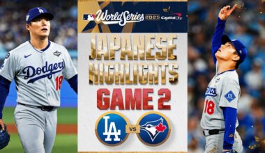 ドジャース vs ブルージェイズ 日本語試合ハイライト | Dodgers vs. Blue Jays World Series Game 2 Japanese Highlights