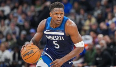 Anthony Edwards ruled out with hamstring tightness