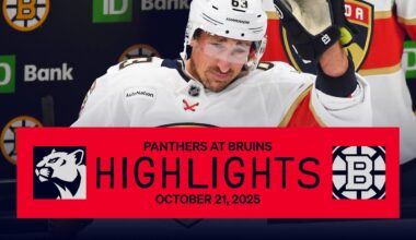 Panthers at Bruins Highlights | 10.21.25