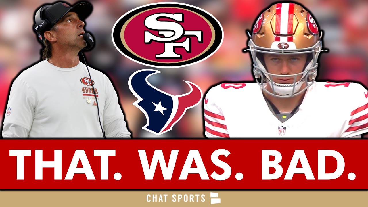 🚨INSTANT REACTION: WTF WAS THAT?! 49ers Get EMBARRASSED By Houston Texans | San Francisco 49ers News
