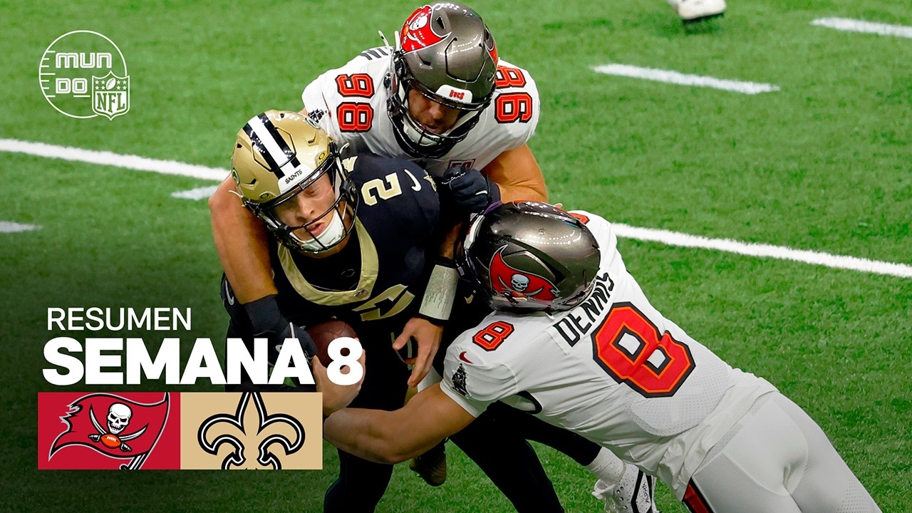 Tampa Bay Buccaneers vs. New Orleans Saints | Resumen NFL español - Semana 8 | NFL Highlights 2025