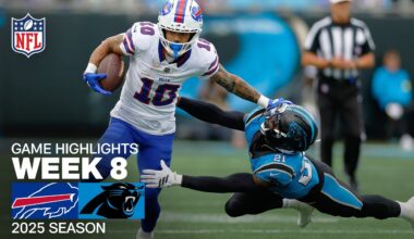 Buffalo Bills vs. Carolina Panthers Game Highlights | NFL 2025 Season Week 8