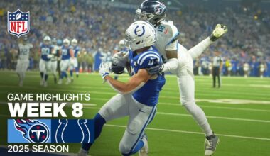 Tennessee Titans vs. Indianapolis Colts Game Highlights | NFL 2025 Season Week 8
