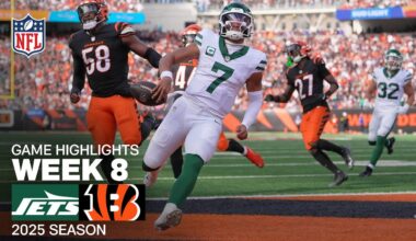 New York Jets vs. Cincinnati Bengals Game Highlights | NFL 2025 Season Week 8