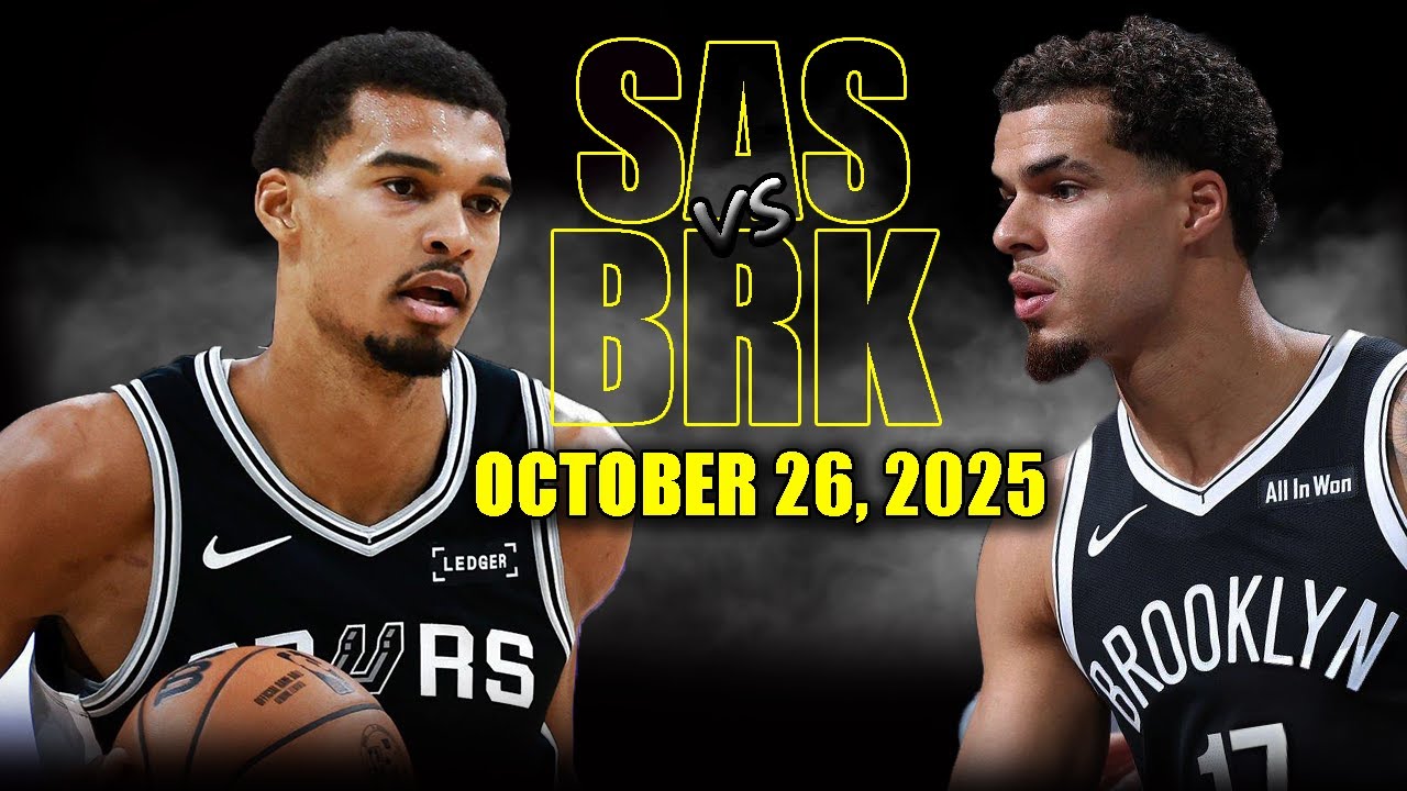 San Antonio Spurs vs Brooklyn Nets Full Game Highlights - October 26, 2025 | NBA Season