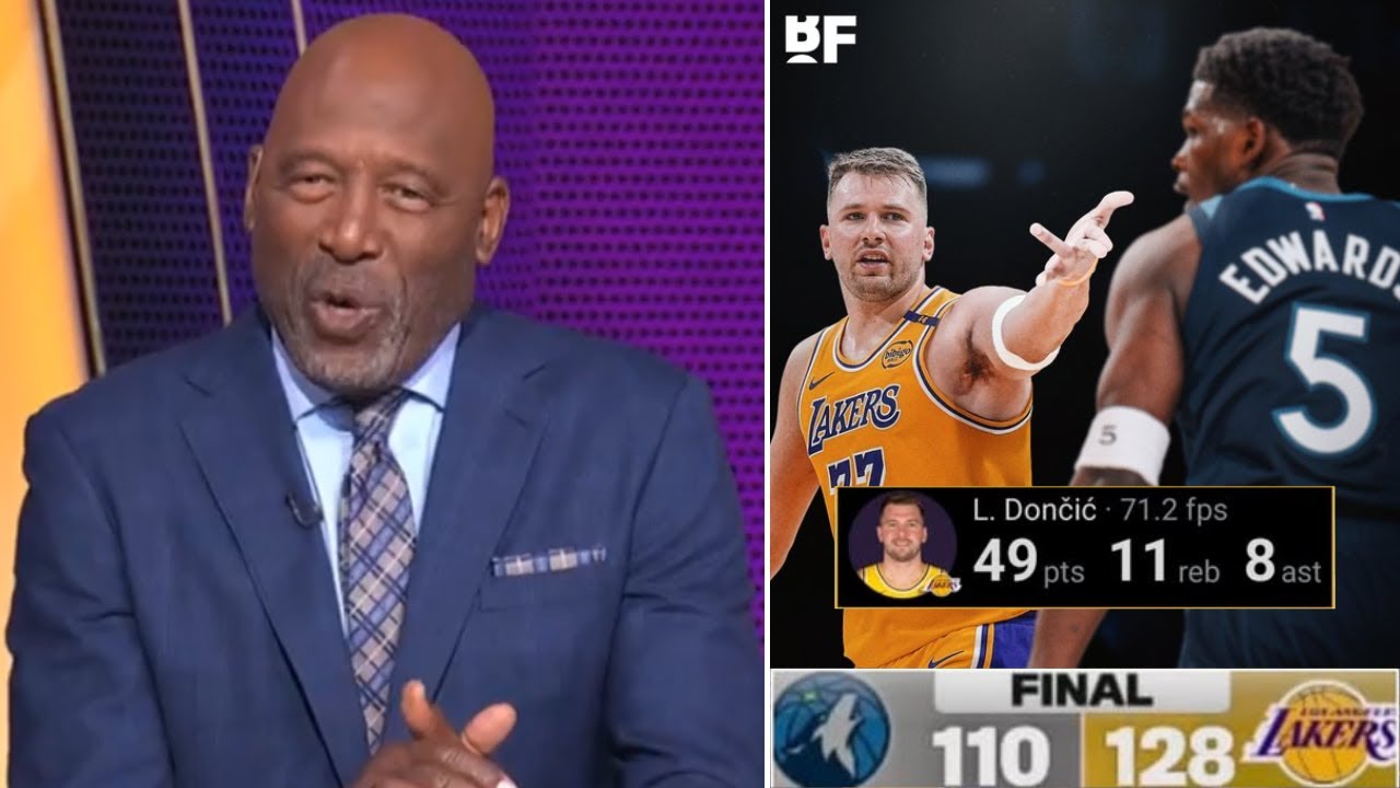 Lakers are BACK?! 🗣️ James Worthy LOSES IT as Luka Doncic TORCHES Ant-Man & the T-Wolves – 49/11/8!