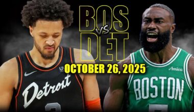 Boston Celtics vs Detroit Pistons Full Game Highlights - October 26, 2025 | NBA Season