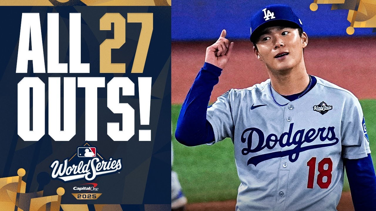 COMPLETE GAME AGAIN 🤯 Yoshinobu Yamamoto's masterful outing in Game 2 of World Series | 山本由伸ハイライト