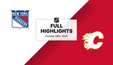NHL Highlights | Rangers vs. Flames | October 26, 2025