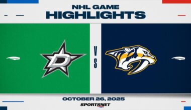 NHL Highlights | Stars vs. Predators - October 26, 2025
