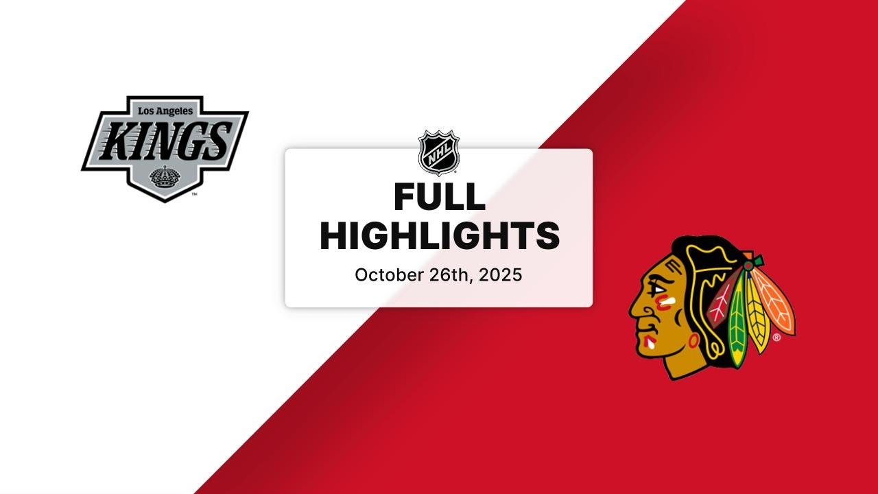 NHL Highlights | Kings vs. Blackhawks | October 26, 2025