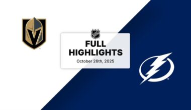 NHL Highlights | Golden Knights vs. Lightning | October 26, 2025