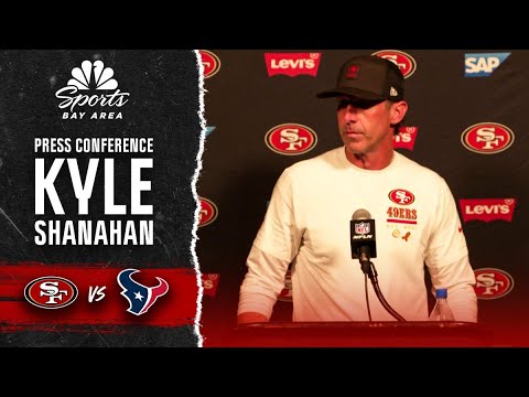 Kyle Shanahan bluntly states Texans ‘kicked our ass' in 49ers' Week 8 loss | NBC Sports Bay Area