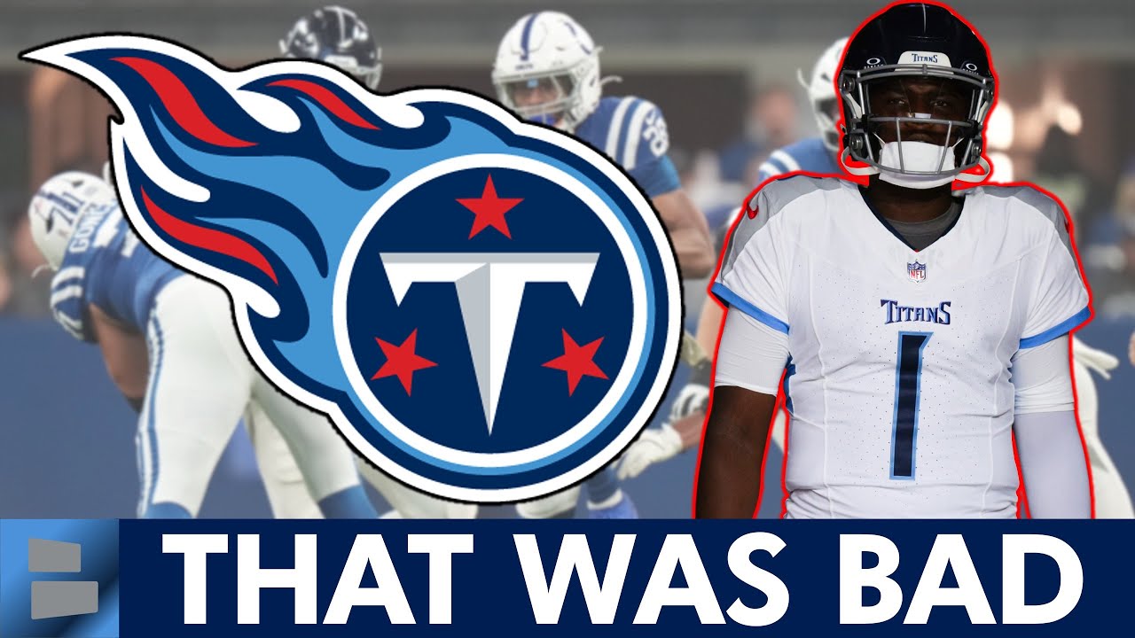 🚨WTF WAS THAT?! The Tennessee Titans SUCK - Trade Everyone? Titans vs. Colts Reaction