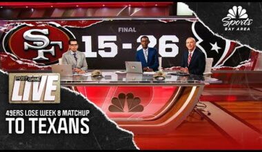 49ers face struggles in Houston, unable to overcome Texans in rough Week 8 loss | NBC Sports BA