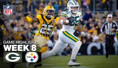 Green Bay Packers vs Pittsburgh Steelers Game Highlights | 2025 NFL Season Week 8