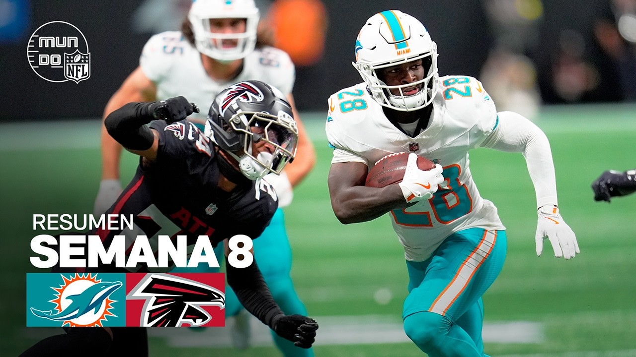 Miami Dolphins vs  Atlanta Falcons | Resumen NFL en español   Semana 8 | NFL Highlights 2025