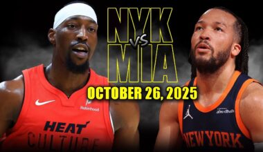 Miami Heat vs New York Knicks Full Game Highlights - October 26, 2025 | NBA Season