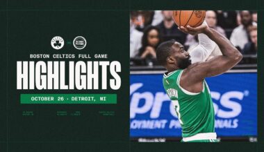 Boston Celtics fall 119-113 to Detroit Pistons at Little Caesars Arena | Extended Highlights