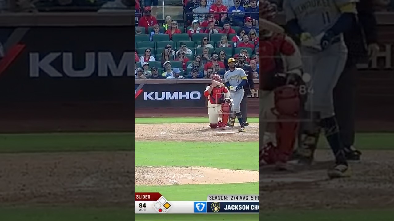 Every Jackson Chourio Home run vs St. Louis Cardinals (5)