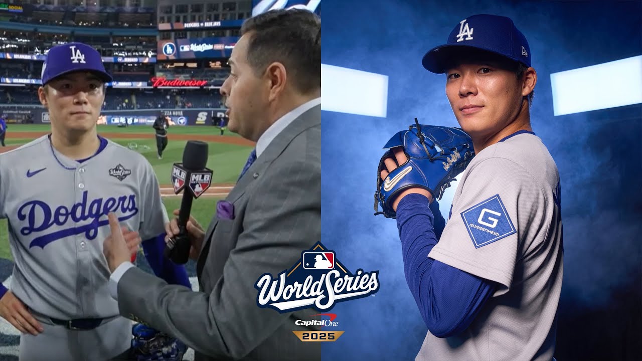 REACTION: Yoshinobu Yamamoto tosses his second complete game in the 2025 Postseason 👀