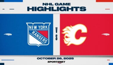 NHL Highlights | Rangers vs. Flames - October 26, 2025