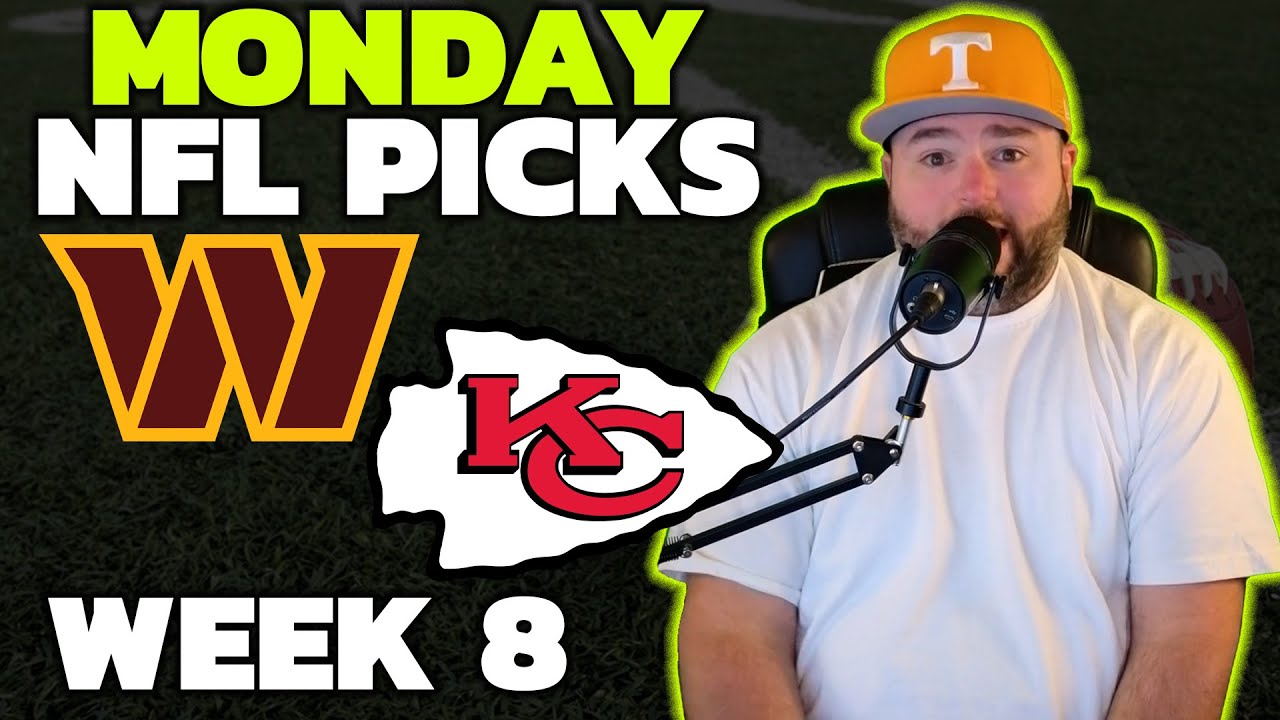 Commanders vs Chiefs Picks - NFL Week 8 Monday Night Football with Kyle Kirms