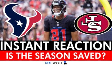 SEASON SAVED? Texans vs. 49ers Instant Reaction, Highlights & Analysis | NFL Week 8