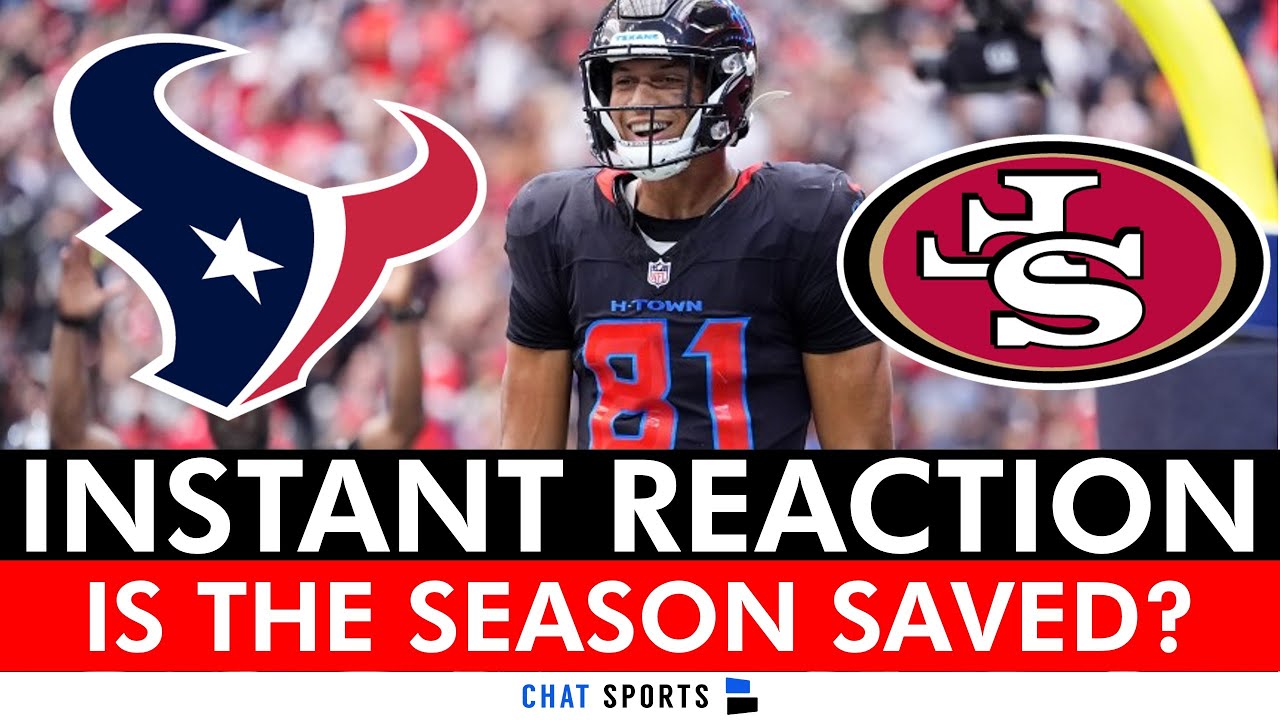 SEASON SAVED? Texans vs. 49ers Instant Reaction, Highlights & Analysis | NFL Week 8