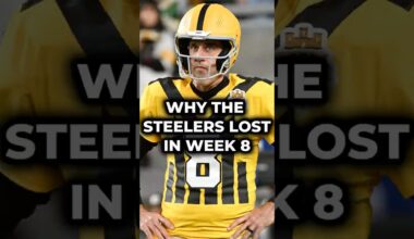 Why The Pittsburgh Steelers Lost On Monday Night Football In NFL Week 8 #nfl #steelers #shorts