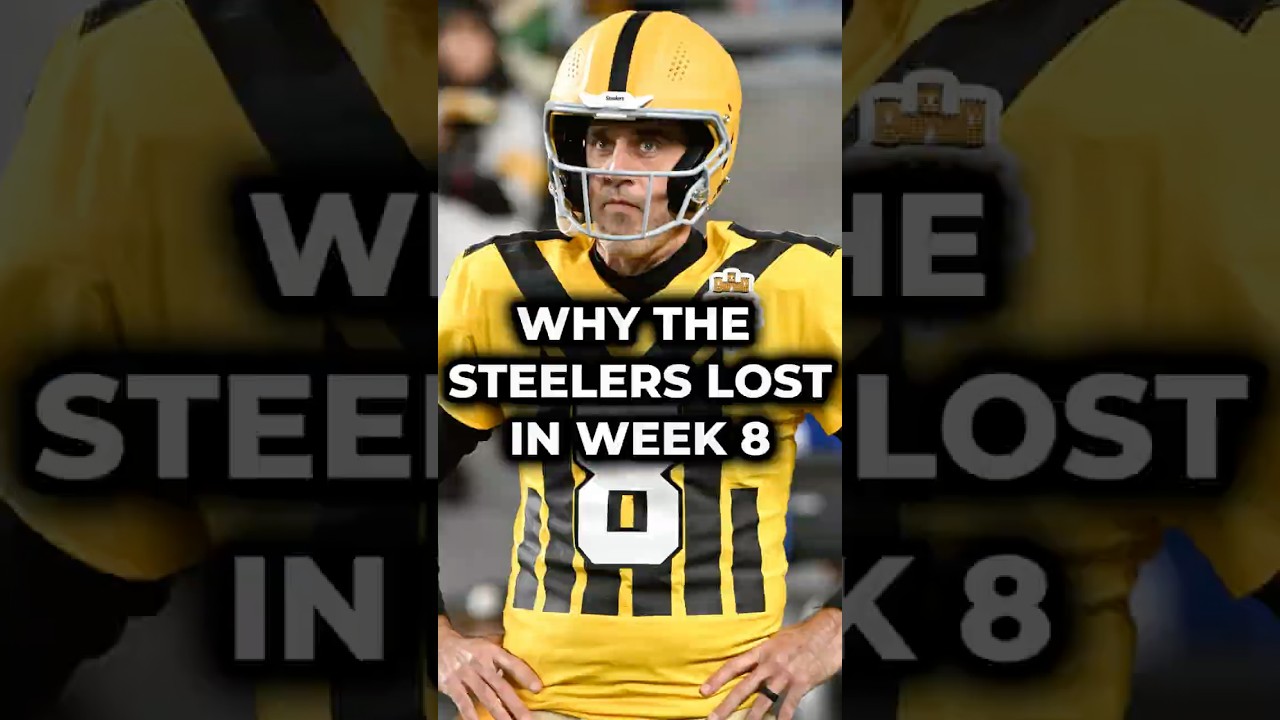 Why The Pittsburgh Steelers Lost On Monday Night Football In NFL Week 8 #nfl #steelers #shorts