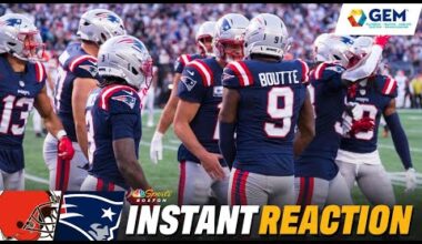 INSTANT REACTION: Drake Maye puts on another MVP-level performance in Pats' win over Browns