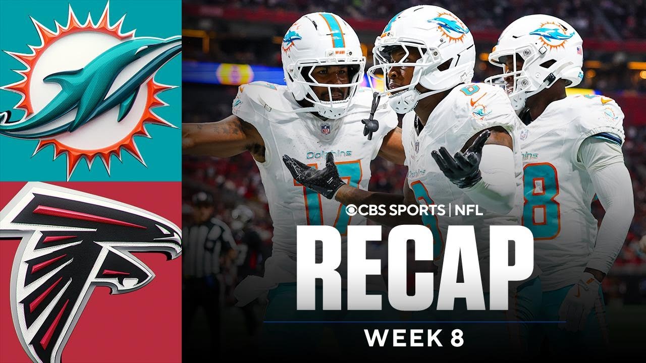 Tua Tagovailoa throws 4 TDs as Dolphins snap losing streak vs Kirk Cousins led Falcons