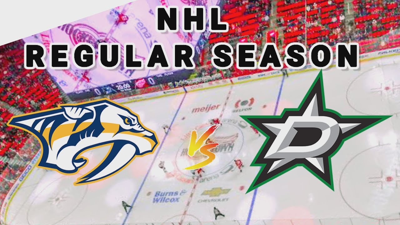 Dallas Stars vs Nashville Predators | 2025 NHL Regular Season Live Play by Play Score