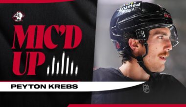 "LET'S GO!!!!" | Peyton Krebs Mic'd Up In Buffalo Sabres Win Over Toronto Maple Leafs