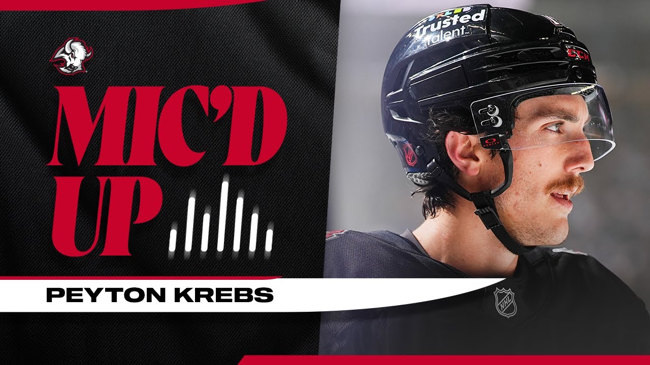"LET'S GO!!!!" | Peyton Krebs Mic'd Up In Buffalo Sabres Win Over Toronto Maple Leafs