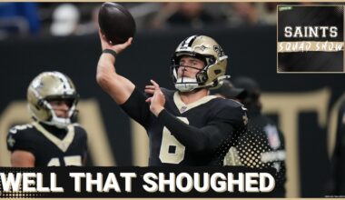 SAINTS SQUAD SHOW: New Orleans BENCHES Spencer Rattler for Tyler Shough, Skill Positions Struggle