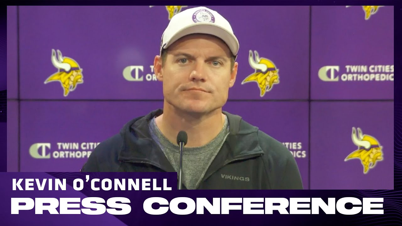 Kevin O'Connell on Run Game Struggles, Christian Darrisaw's Recovery, J.J. McCarthy's Looming Return