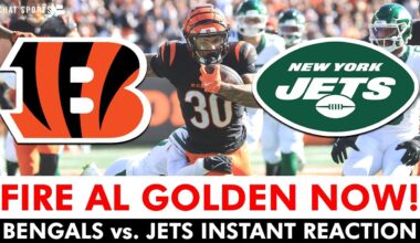 FIRE AL GOLDEN! Bengals BLOW 4th Quarter Lead vs. Jets | Bengals vs. Jets INSTANT REACTION