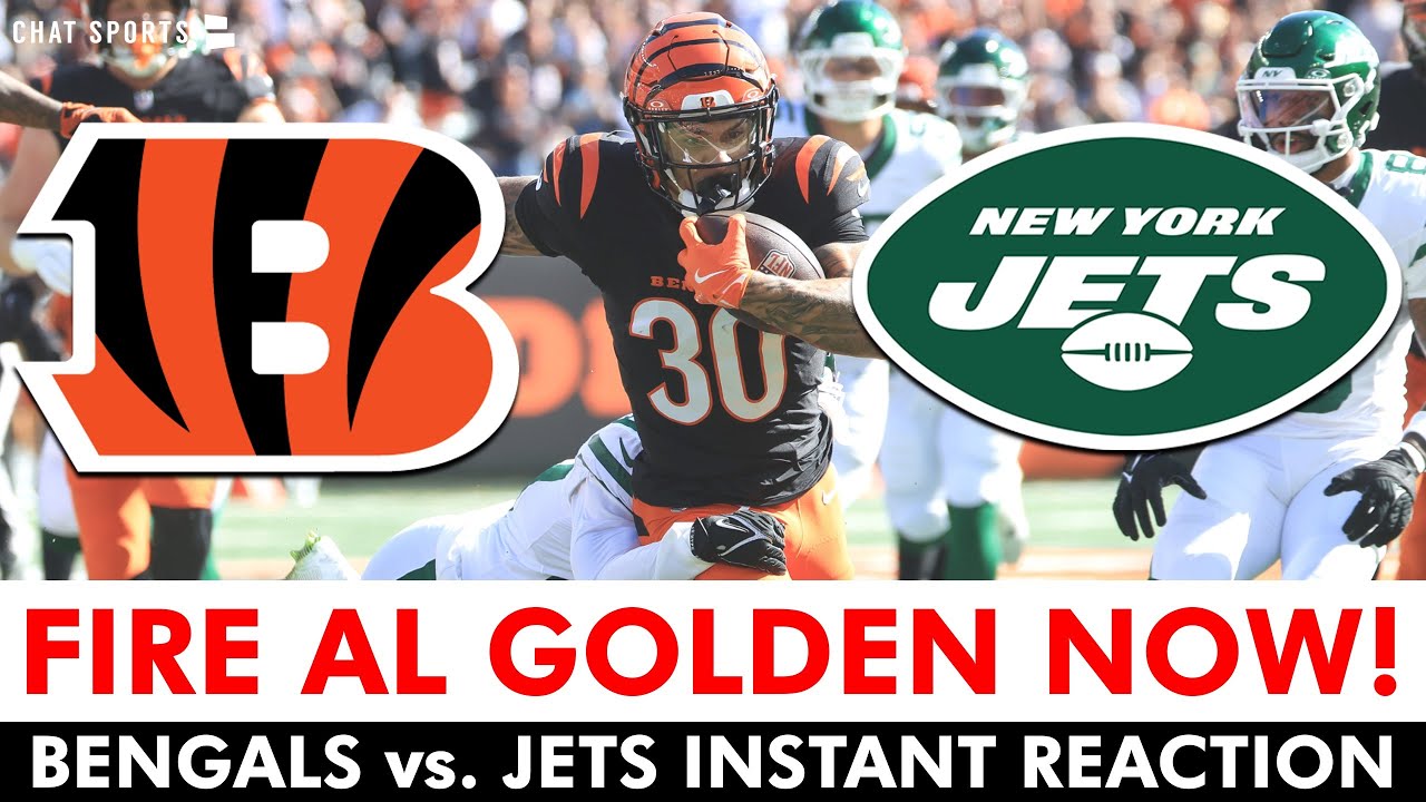 FIRE AL GOLDEN! Bengals BLOW 4th Quarter Lead vs. Jets | Bengals vs. Jets INSTANT REACTION