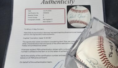 Signed baseball