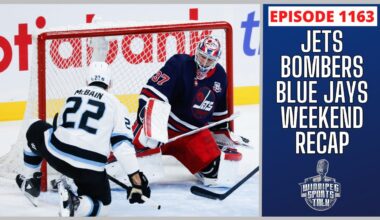 Winnipeg Jets lose to Utah, Blue Bombers to play Montreal in East-Semi, Blue Jays tied 1-1