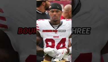 The 49ers’ Top Receivers Had IDENTICAL Stat Lines 😳 🔥 #sanfrancisco49ers #49ers #nfl