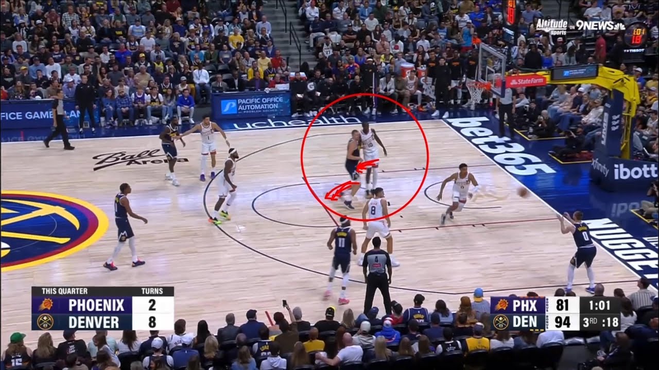 PHOENIX SUNS vomit inducing coaching vs. DENVER NUGGETS