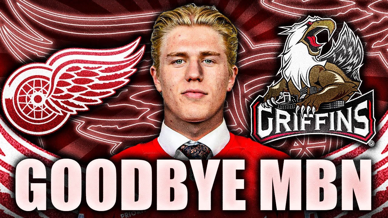 DETROIT RED WINGS SAY GOODBYE TO MICHAEL BRANDSEGG-NYGARD: SENT DOWN TO THE AHL