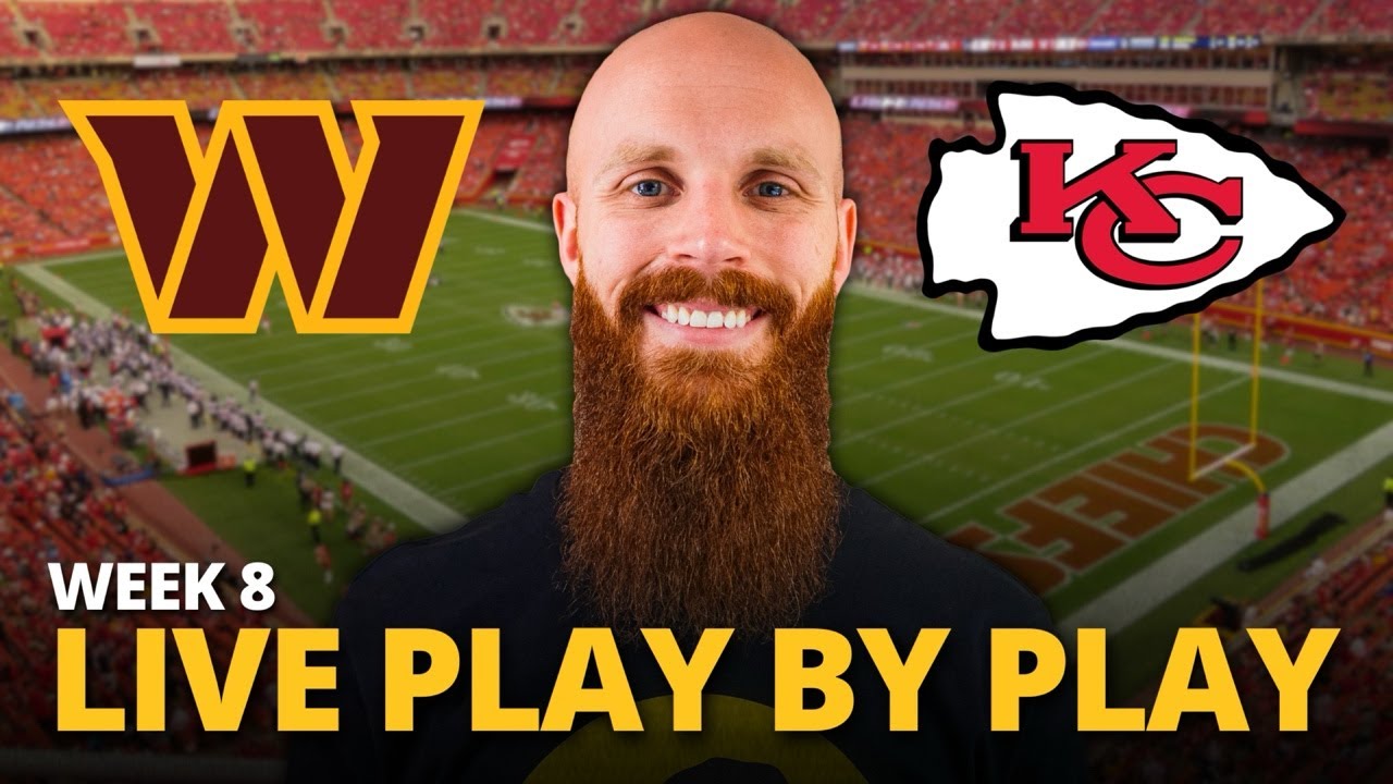 Commanders vs Chiefs LIVE play by play reaction! | Week 8, MNF