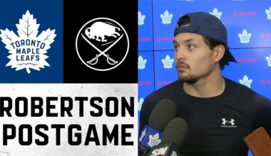 Nick Robertson | Post Game vs Buffalo Sabres | October 25, 2025