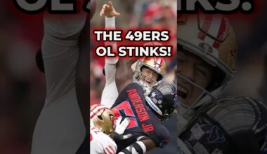 The San Francisco 49ers Offensive Line ABSOLUTELY STINKS!! #shorts 49ers News