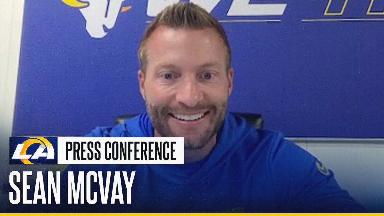 Sean McVay Talks About Trading For Roger McCreary, Puka Nacua's Game Status & His Morning Routine